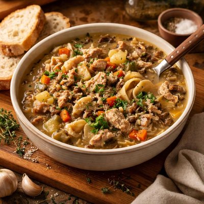 Image of Chicken Noodle and Wild Rice Soup