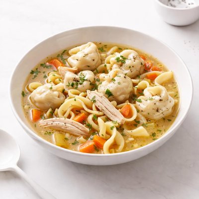 Image of Chicken Noodle Dumpling Soup
