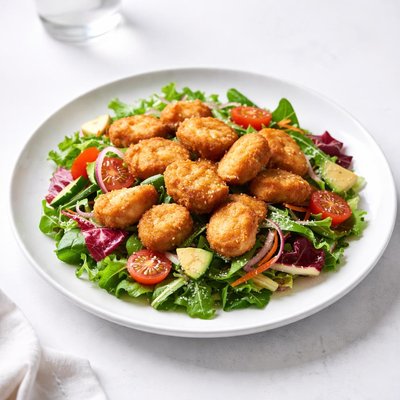 Image of Chicken Nuggets Chicken Salad