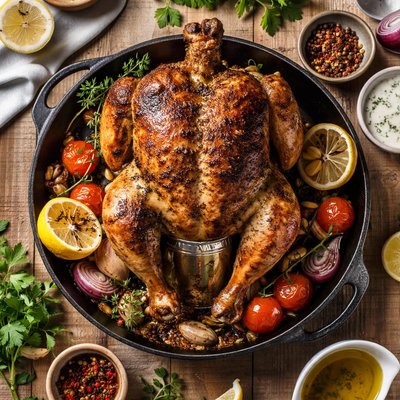 Image of Chicken on a Bottle