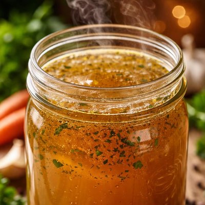 Image of Chicken or Meat Broth or Stock Pressure Canned
