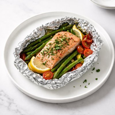 Image of Chicken or Salmon Foil Packs