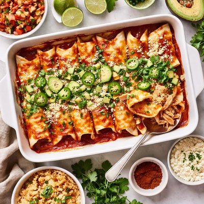 Image of Chicken or Turkey Enchiladas