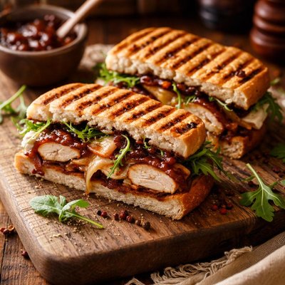 Image of Chicken Panini with Fig Jam