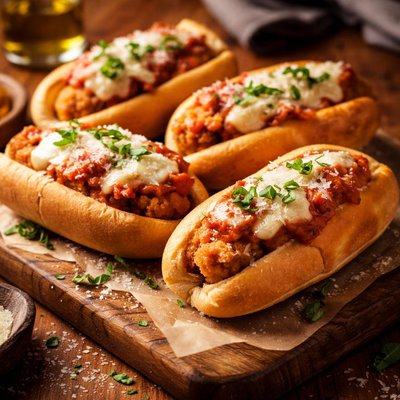 Image of Chicken Parmesan Mini Subs