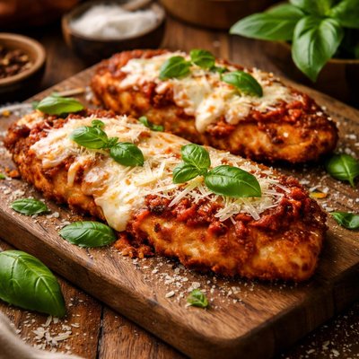 Image of Chicken Parmesan with Basil