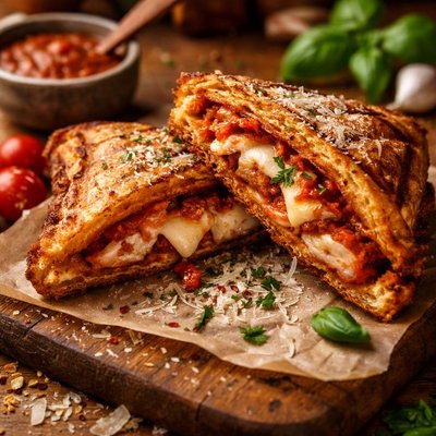 Image of Chicken Parmigiana Jaffle