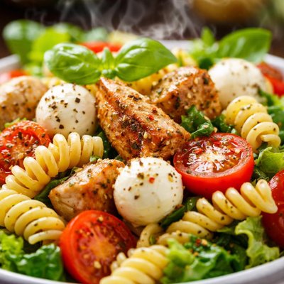 Image of Chicken Pasta Salad with Fresh Mozzarella