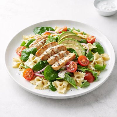 Image of Chicken Pasta Salad with Poppy Seed Dressing