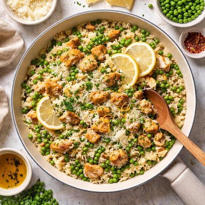 Image of Chicken Pea Lemon Risotto