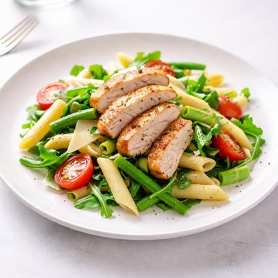 Image of Chicken Penne Salad with Green Beans