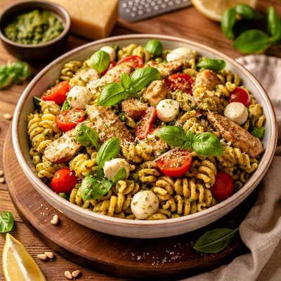Image of Chicken Pesto Pasta Salad