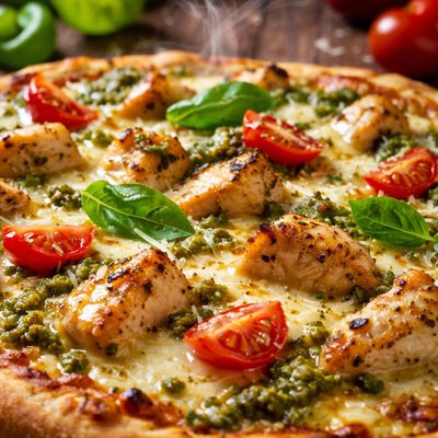 Image of Chicken Pesto Pizza