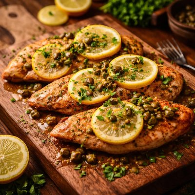 Image of Chicken Piccata a Delicious Italian Chicken Dish