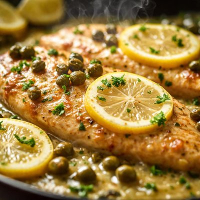 Image of Chicken Piccata Low Fat