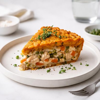 Image of Chicken Pie with Sweet Potato Crust