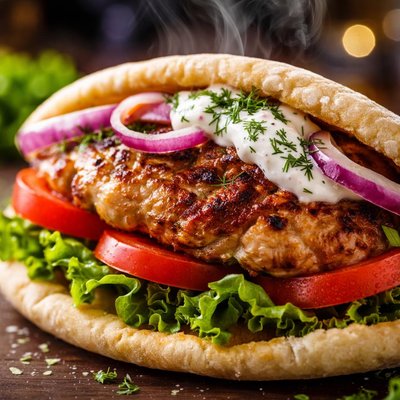 Image of Chicken Pita Burger