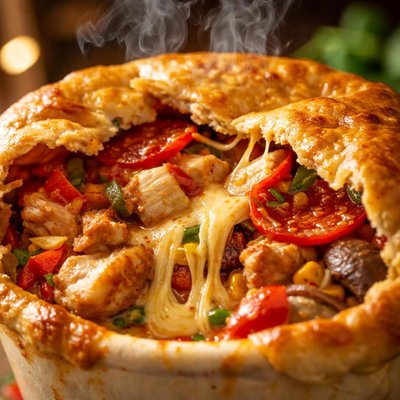 Image of Chicken Pizza Pot Pie