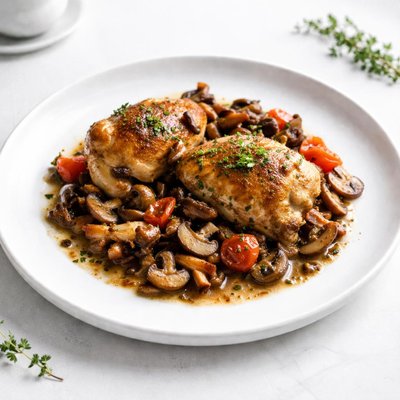 Image of Chicken Provencal with Mushrooms
