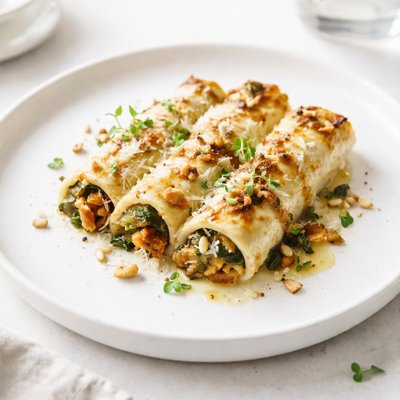 Image of Chicken Pumpkin and Spinach Cannelloni