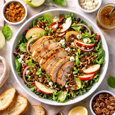 Image of Chicken Raisin and Apple Salad