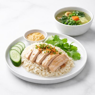 Image of Chicken Rice and Vegetable Soup
