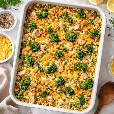 Image of Chicken Rice Broccoli Cheese Casserole