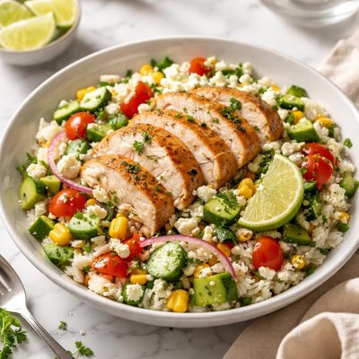 Image of Chicken Rice Salad