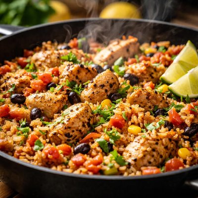 Image of Chicken Rice Skillet