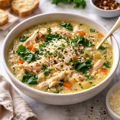 Image of Chicken Risotto Soup