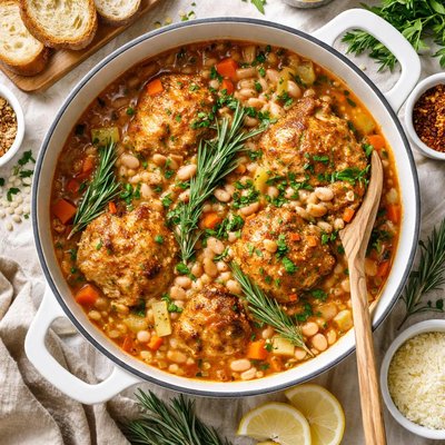 Image of Chicken Rosemary and White Bean Stew