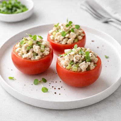 Image of Chicken Salad in Tomato Shells