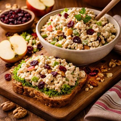 Image of Chicken Salad Sandwich Mix with Apples and Cranberries