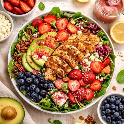 Image of Chicken Salad Strawberry Vinaigrette Plus