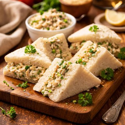 Image of Chicken Salad Tea Sandwiches