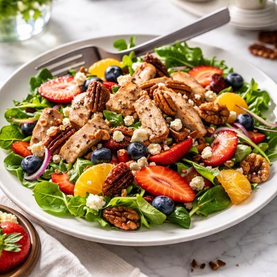 Image of Chicken Salad with Fruit and Toasted Pecans