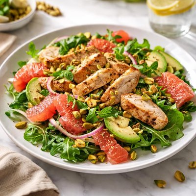 Image of Chicken Salad with Grapefruit and Pistachios