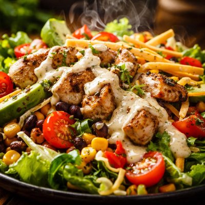 Image of Chicken Salad with Taco Ranch Dressing