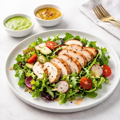 Image of Chicken Salad with Two Dressings