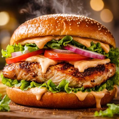 Image of Chicken Sandwich with Chipotle Mayonnaise