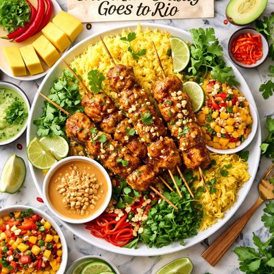 Image of Chicken Satay Goes to Rio