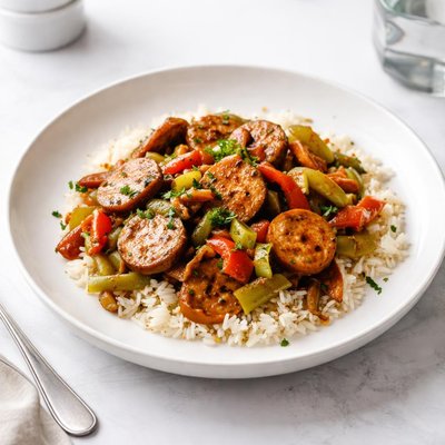 Image of Chicken Sausage Justin Wilson Style