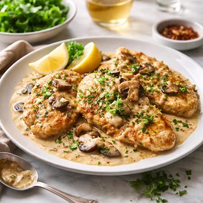 Image of Chicken Scaloppine with Brandy Cream and Variations