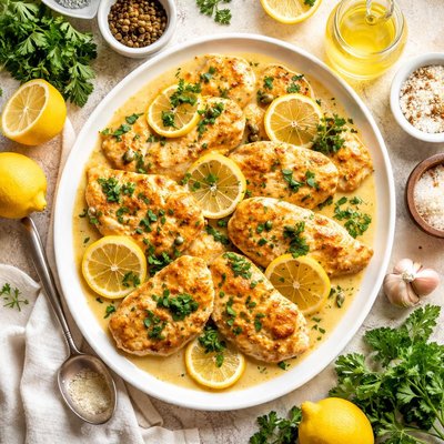 Image of Chicken Scaloppine with Limoncello Sauce