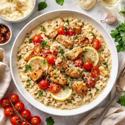 Image of Chicken Scampi Risotto