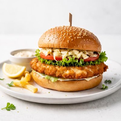 Image of Chicken Schnitzel Burger