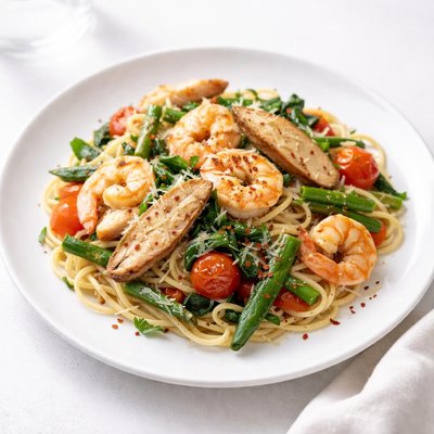 Image of Chicken Shrimp Primavera