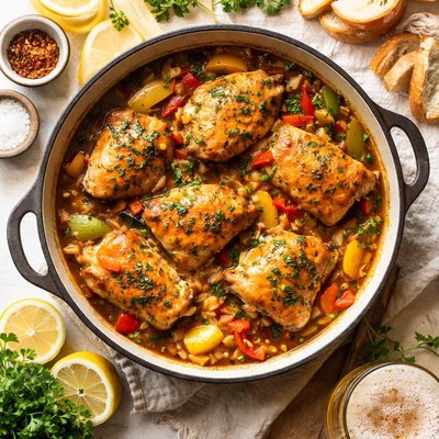 Image of Chicken Simmered in Beer