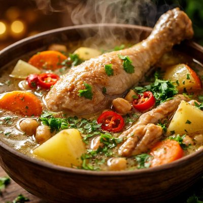 Image of Chicken Soup Tete Style