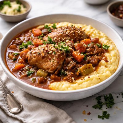 Image of Chicken Stew W Polenta